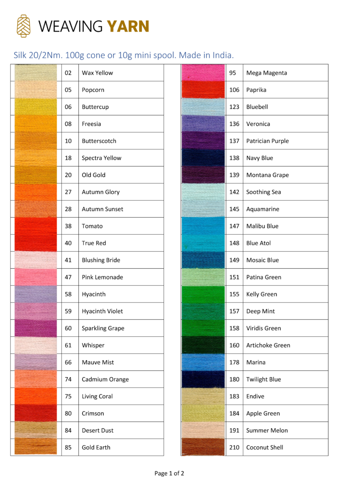 Weaving Yarn - Mulberry Silk Shade Card.png